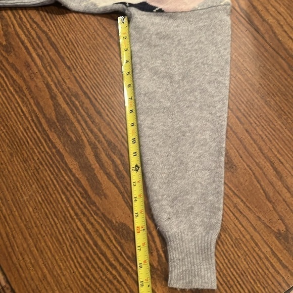 Vintage Liz Claiborne petite lambswool and angora blend argyle print sweater - Picture 6 of 9